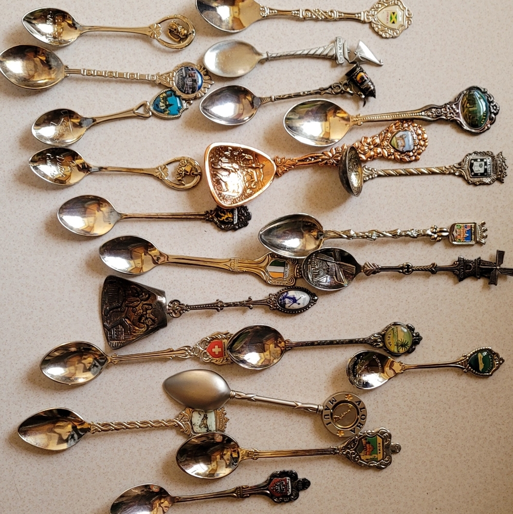 Souvenirs spoons. All one package